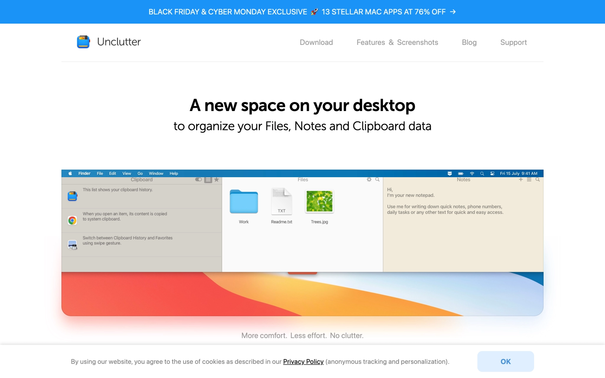 Unclutter