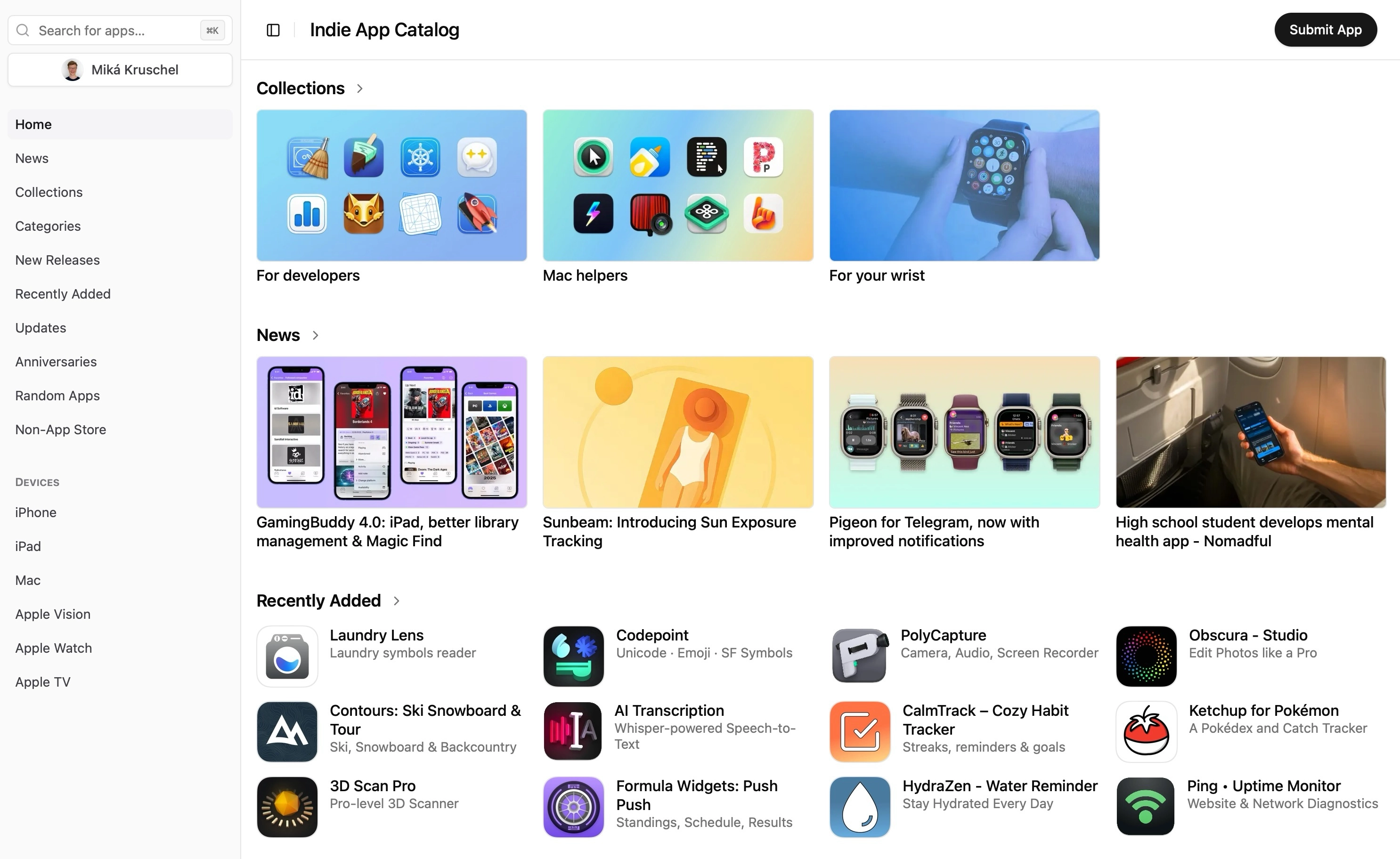 Indie App Catalog